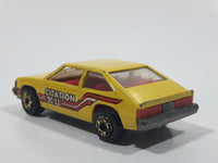 Vintage 1982 Hot Wheels Chevy Citation X-11 Yellow Die Cast Toy Car Vehicle