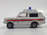 Vintage Corgi Whizz Wheels Vigilant Ranger Rover Ambulance White Die Cast Toy Car Vehicle with Opening Rear Gate