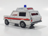 Vintage Corgi Whizz Wheels Vigilant Ranger Rover Ambulance White Die Cast Toy Car Vehicle with Opening Rear Gate