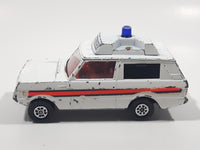 Vintage Corgi Whizz Wheels Vigilant Ranger Rover Ambulance White Die Cast Toy Car Vehicle with Opening Rear Gate