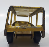 Vintage 1970s Tonka Auto Transport Car Carrier Trailer Yellow Pressed Steel Toy Car Vehicle 55230