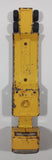 Vintage 1970s Tonka Semi Tractor Truck and Lowboy Trailer Yellow 11 1/4" Long Pressed Steel and Plastic Die Cast Toy Car Vehicle