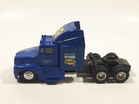 1991 Racing Champions NASCAR Terry Labonte Team Transporter Semi Truck Sunoco Ultra Racing Team Blue 1:64 Scale Die Cast Toy Car Vehicle