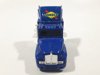 1991 Racing Champions NASCAR Terry Labonte Team Transporter Semi Truck Sunoco Ultra Racing Team Blue 1:64 Scale Die Cast Toy Car Vehicle