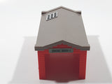 1989 Galoob Micro Machines Train Engine House #1 Red Plastic Building