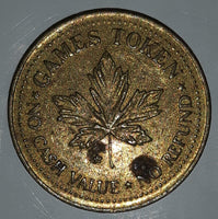 Clown Themed No Cash Value Metal Game Token Coin