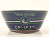 2009 The Memory Company Vancouver Canucks NHL Ice Hockey Team 5 1/2" Diameter Plastic Snack Bowl