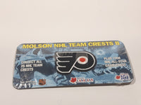 Molson NHL Team Crests II Philadelphia Flyers NHL Hockey Team Logo 1 1/2" x 2 1/4" Embroidered Fabric Sports Patch Badge