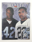 1991 November Beckett Football Card Monthly Issue #20 Ronnie Lot and Roger Craig Sports Magazine