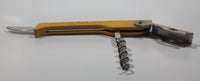 ABA Italy Marquis Wine Cellars Yellow Corkscrew Bottle Opener Bar Multi-Tool Accessory