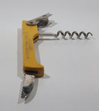 ABA Italy Marquis Wine Cellars Yellow Corkscrew Bottle Opener Bar Multi-Tool Accessory