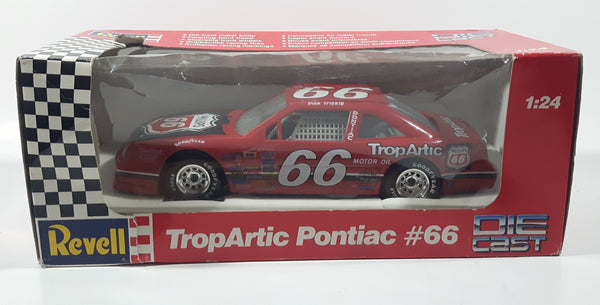 1991 Revell Monogram NASCAR TropArtic Motor Oil Pontiac Phillips #66 Dick Trickle Red 1/24 Scale Die Cast Toy Race Car Vehicle New in Box