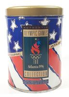 1996 Golden Harvest Products Atlanta Summer Olympic Games Collection 5 5/8" Tall Tin Metal Canister