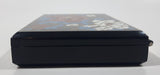 Vintage Japanese Style Hand Painted Flowers Black Plastic Tissue Holder Mirror Compact Box