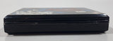 Vintage Japanese Style Hand Painted Flowers Black Plastic Tissue Holder Mirror Compact Box