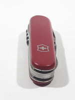 Vintage Victorinox Switzerland Swiss Army Officier Suisse Red Multi Tool Folding Pocket Knife