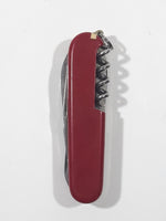 Vintage Victorinox Switzerland Swiss Army Officier Suisse Red Multi Tool Folding Pocket Knife