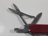 Vintage Victorinox Switzerland Swiss Army Officier Suisse Red Multi Tool Folding Pocket Knife