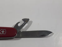 Vintage Victorinox Switzerland Swiss Army Officier Suisse Red Multi Tool Folding Pocket Knife