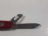 Vintage Victorinox Switzerland Swiss Army Officier Suisse Red Multi Tool Folding Pocket Knife