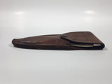 Rare Vintage Solingen Multi Tool Folding Pocket Knife in Brown Leather Holder Made in Germany