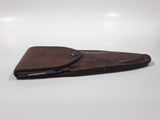 Rare Vintage Solingen Multi Tool Folding Pocket Knife in Brown Leather Holder Made in Germany