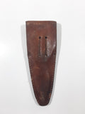 Rare Vintage Solingen Multi Tool Folding Pocket Knife in Brown Leather Holder Made in Germany