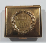 Vintage The Laurel Ladies Boudoir Safety Razor Miniature Gold Tone Metal Shaving Razor with Box