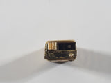Kingstar Venus M-705 Gold Plated Engraved Butane Lighter with Case