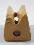 Vintage San Francisco Golden Gate Bridge and Cable Car 2 5/8" Wide Glazed Ceramic Small Notepad and Pencil Holder