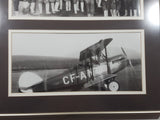 Antique 1920s The Waco Advanced Aircraft Company Canadian Forces CF-ANV Waco GXE 2011 Early Aviation Black and White Framed Photographs