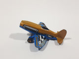 2015 Hot Wheels HW Off-Road: Sky Show Mad Propz Metalflake Gold Die Cast Toy Airplane