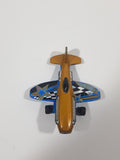 2015 Hot Wheels HW Off-Road: Sky Show Mad Propz Metalflake Gold Die Cast Toy Airplane