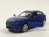 MSZ Maserati Levante Blue 1:43 Scale Pull Back Die Cast Toy Car Vehicle with Opening Doors