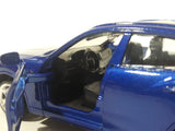 MSZ Maserati Levante Blue 1:43 Scale Pull Back Die Cast Toy Car Vehicle with Opening Doors