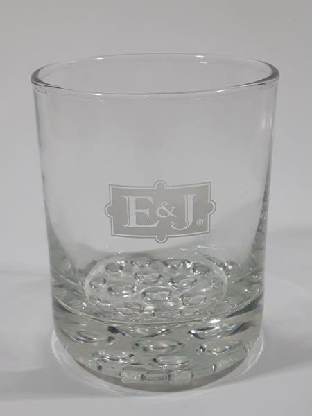 Vintage E&J Etched Logo 3 1/2" Tall Brandy Glass