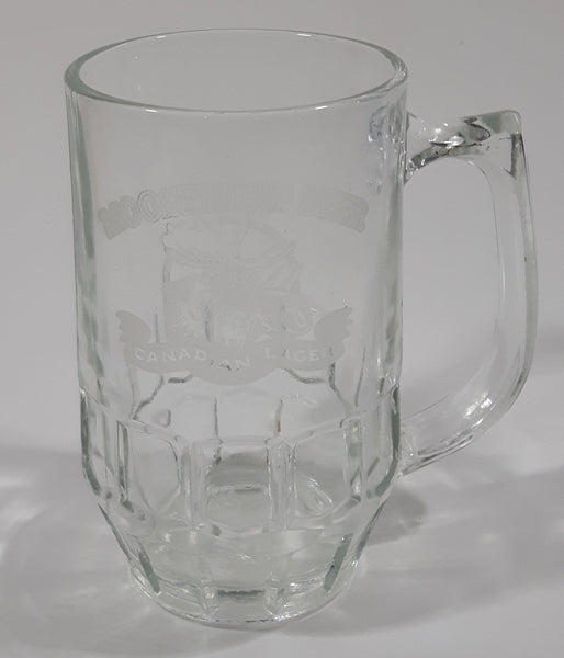 Vintage Moosehead Beer Canadian Lager 4 5/8" Tall Glass Beer Mug Cup