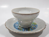 Vintage Washington State Landmarks Mount Rainier Porcelain Tea Cup and Saucer Plate