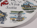 Vintage Alfred Meakin England Nova Scotia Landmarks 10" Diameter Souvenir Collector Plate