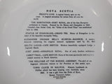 Vintage Alfred Meakin England Nova Scotia Landmarks 10" Diameter Souvenir Collector Plate