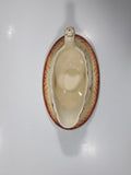 Vintage LEDA Royal Stafford Shire Pottery A.J. Wilkinson Ltd Honeyglaze Oberon Footed Gravy Boat and Plate Made in England Both Numbered 1000