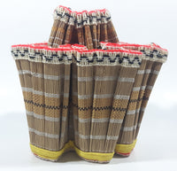 Vintage Bamboo Style Stick Self Folding Hat