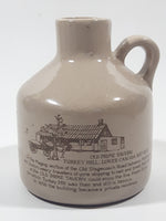 Vintage Old Prime Tavern Turkey Hill Lower Canada 1837-1858 Fine Syrup 4 1/2" Tall Stoneware Bottle Jug