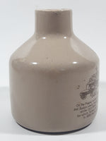 Vintage Old Prime Tavern Turkey Hill Lower Canada 1837-1858 Fine Syrup 4 1/2" Tall Stoneware Bottle Jug