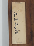 Vintage Audet Rue Du Loup Pte Wood Carved Head on Plaque Inset Thermometer Gauge Made in Quebec