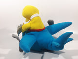 1990 Applause Jim Henson Sesame Street Big Bird in Blue Airplane 12" Stuffed Toy Hand Puppet Character with Tags