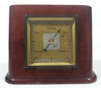 Vintage Wood Cased 5 1/4" Tall Barometer Made in Western Germany