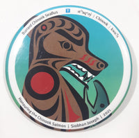 Burrard Chinook SeaBus Honouring the Chinook Salmon 2 1/2" Round Button Pin