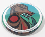 Burrard Chinook SeaBus Honouring the Chinook Salmon 2 1/2" Round Button Pin