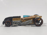 2013 Hot Wheels  HW Racing: Super Chromes Rat-ified Gold Chrome Die Cast Toy Car Vehicle